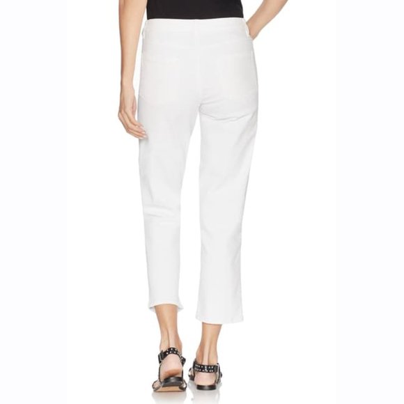 NWT VINCE CAMUTO White Ripped Cropped Jeans sz 29 - Picture 2 of 10